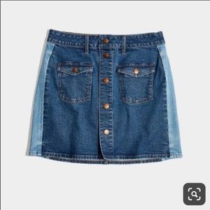 Madewell denim skirt